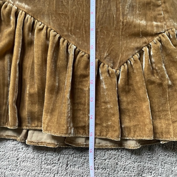 Loveshackfancy Eliza velvet skirt, size 6 - Picture 7 of 7